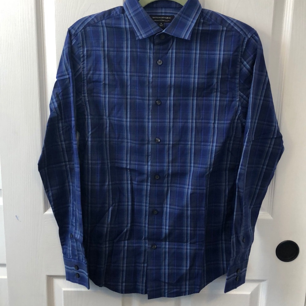 Banana Republic Stretch Tailored Slim Fit Shirt